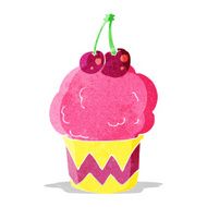 cartoon cupcake N77