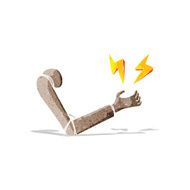 cartoon prosthetic arm N2