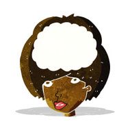 cartoon empty headed woman N2