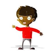 cartoon happy boy N59