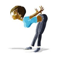 cartoon sexy woman N4