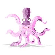 cartoon giant octopus N4