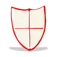 cartoon heraldic shield N6