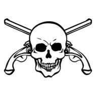 Vector Lineart Skull