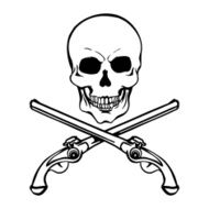 Vector Lineart Skull N2