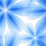 blue floral seamless background