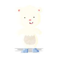 cartoon happy teddy bear in boots N3