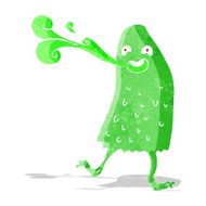 cartoon funny slime monster N3