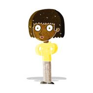 cartoon staring woman N8