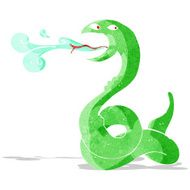 cartoon hissing snake N17