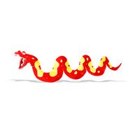 cartoon poisonous snake N17