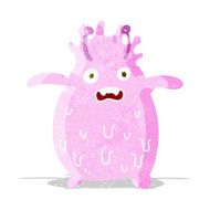 cartoon funny slime monster N4