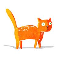 cartoon frightened cat N3