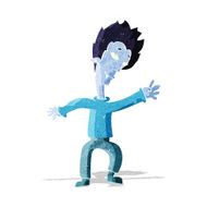 cartoon halloween vampire N3