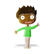 cartoon happy boy N60