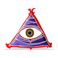 cartoon mystic eye symbol N7