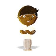 cartoon happy man N110