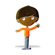 cartoon happy boy N63