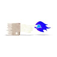 cartoon flaming pointing finger symbol N3