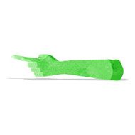 pointing zombie hand cartoon N2