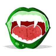 cartoon vampire mouth N7