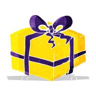 cartoon christmas present N30