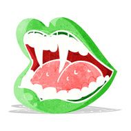 cartoon vampire mouth N8