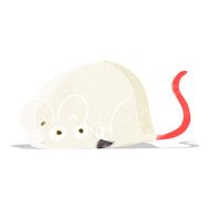 cartoon white mouse N18