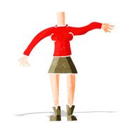 cartoon female body (add photos or mix and match cartoons) N47