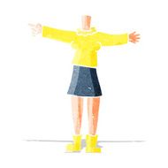 cartoon female body (add photos or mix and match cartoons) N50