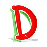 cartoon letter d N6