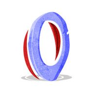 Cartoon Letter O N9