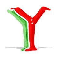 cartoon letter y N7