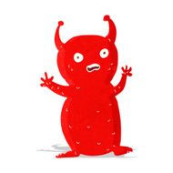 cartoon funny little alien N4