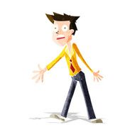 cartoon stressed man N23