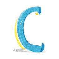 Cartoon Letter C N8