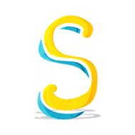 cartoon letter s N8