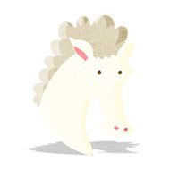 Cartoon Horse Head N9