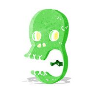 funny cartoon skull N21