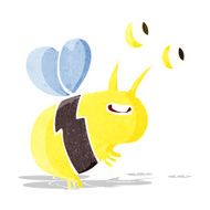 cartoon happy bee N5