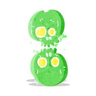 cartoon halloween bone number N29