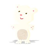 cartoon happy little polar bear N2