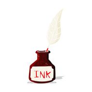 cartoon ink bottle N4