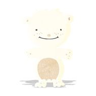 cartoon happy little polar bear N3