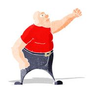 cartoon angry man N34