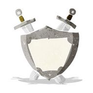 cartoon shield and swords N3