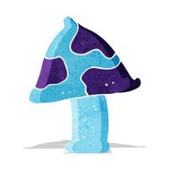 cartoon toadstool N43