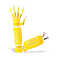 Cartoon Robot Arm N9
