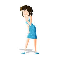 Cartoon Woman Laughing N5