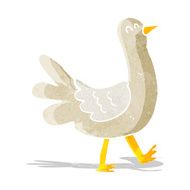 cartoon walking bird N5